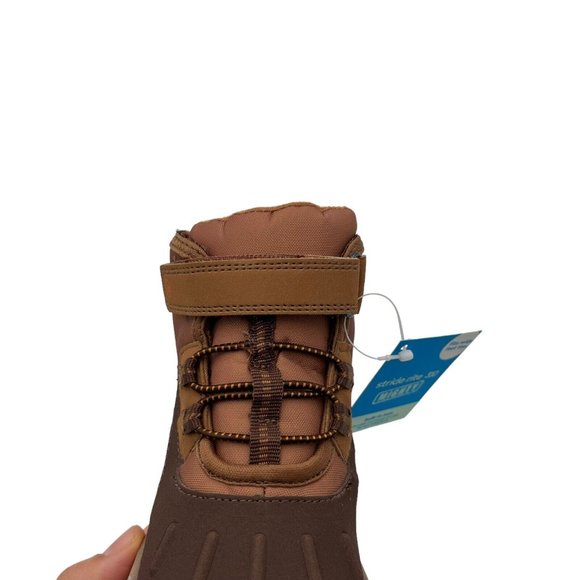 Stride Rite Boys Girls Nebraska Boots Size 12 Brown Adjustable Medium-Wide Width - Picture 7 of 16